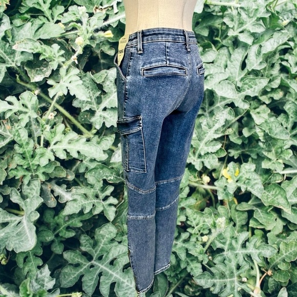 NWT L’AGENCE ‘Patton’ Skinny Cargo Jeans in “Solway” Size 23 - Picture 9 of 16